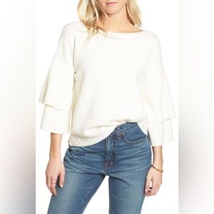 Madewell Tier Sleeve Sweater